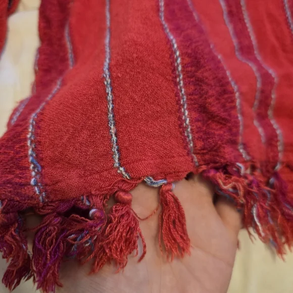 Billabong The Heart Seas Striped Red Top - Picture 9 of 11